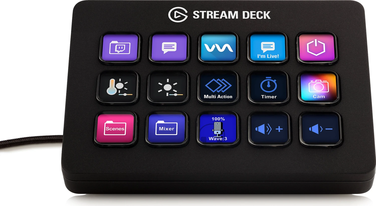 Elgato Stream Deck MK.2, schwarz, USB-C für 124€ (-8%)