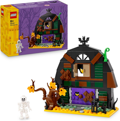 LEGO Halloween Scheune (40721) mit Skelett-Minifigur für 8€ (-45%)