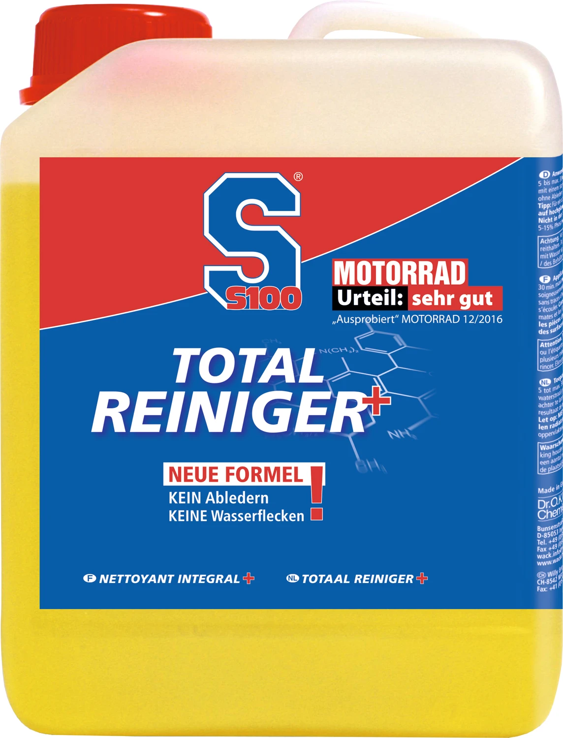 Dr. Wack S100 Motorrad Total Reiniger+ 2l für 23€ (-8%)