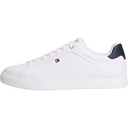 Tommy Hilfiger Icon Court Light Leather Herren Sneaker (Weiß, Leder, Low-Top)