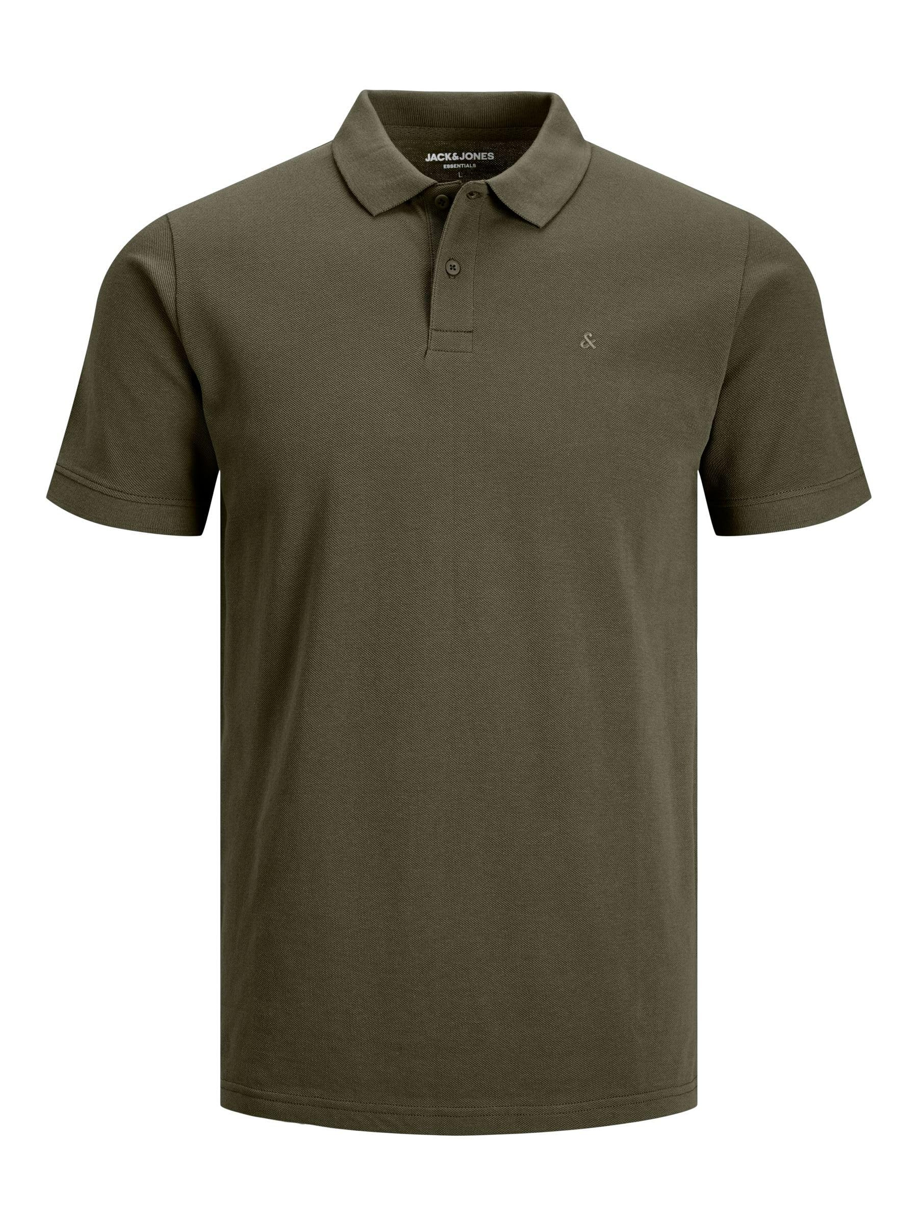 JACK & JONES Male Poloshirt GR XS bis M, Slim Fit, in Olive Night ab 11,35€ für 12€ (-33%)