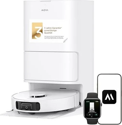 Mova E40 Ultra Saug-/Wischroboter weiß inkl. Absaug-/Reinigungsstation für 315€ (-10%)