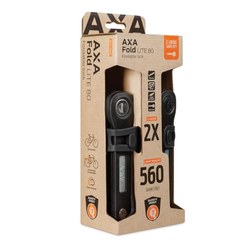 AXA Fold Lite 80 Faltschloss Duo Pack (2 Schlösser, 80 cm, 4 Schlüssel)