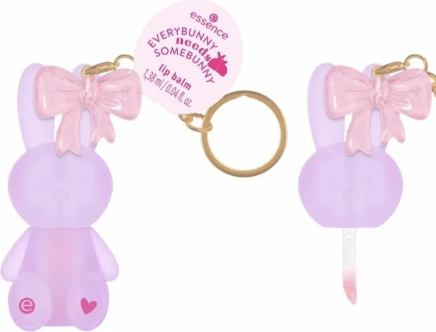 Essence Everybunny Needs Somebunny Glänzender Lippenbalsam Schlüsselanhänger, 1.38ml für 3€ (-56%)