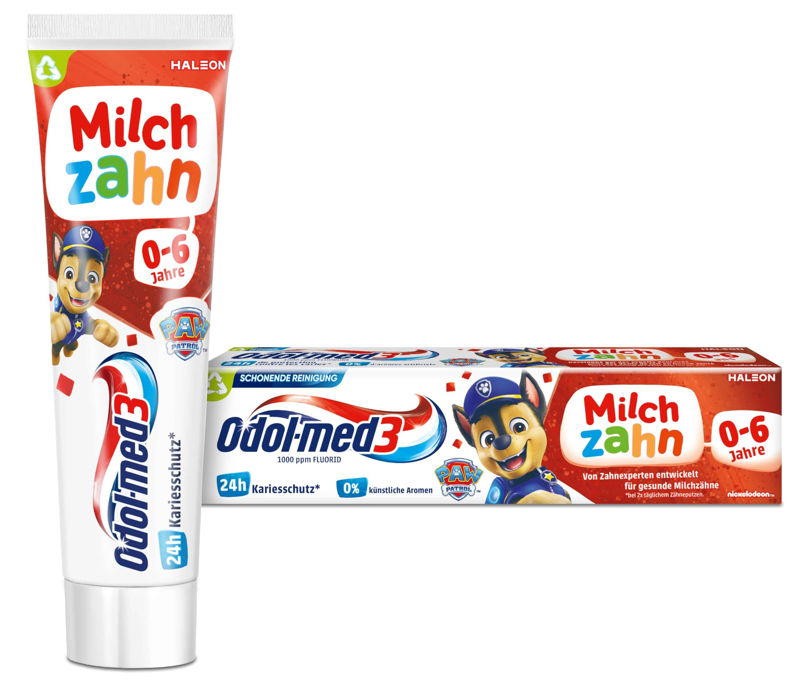 ( Sparabo) Odol-med3 Milchzahn Zahnpasta, Zahncreme für Kinder von 0 bis 6 Jahren, 50ml für 2€ (-22%)