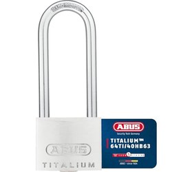 ABUS Vorhängeschloss Titalium 64TI/40HB63 (hoher Bügel)