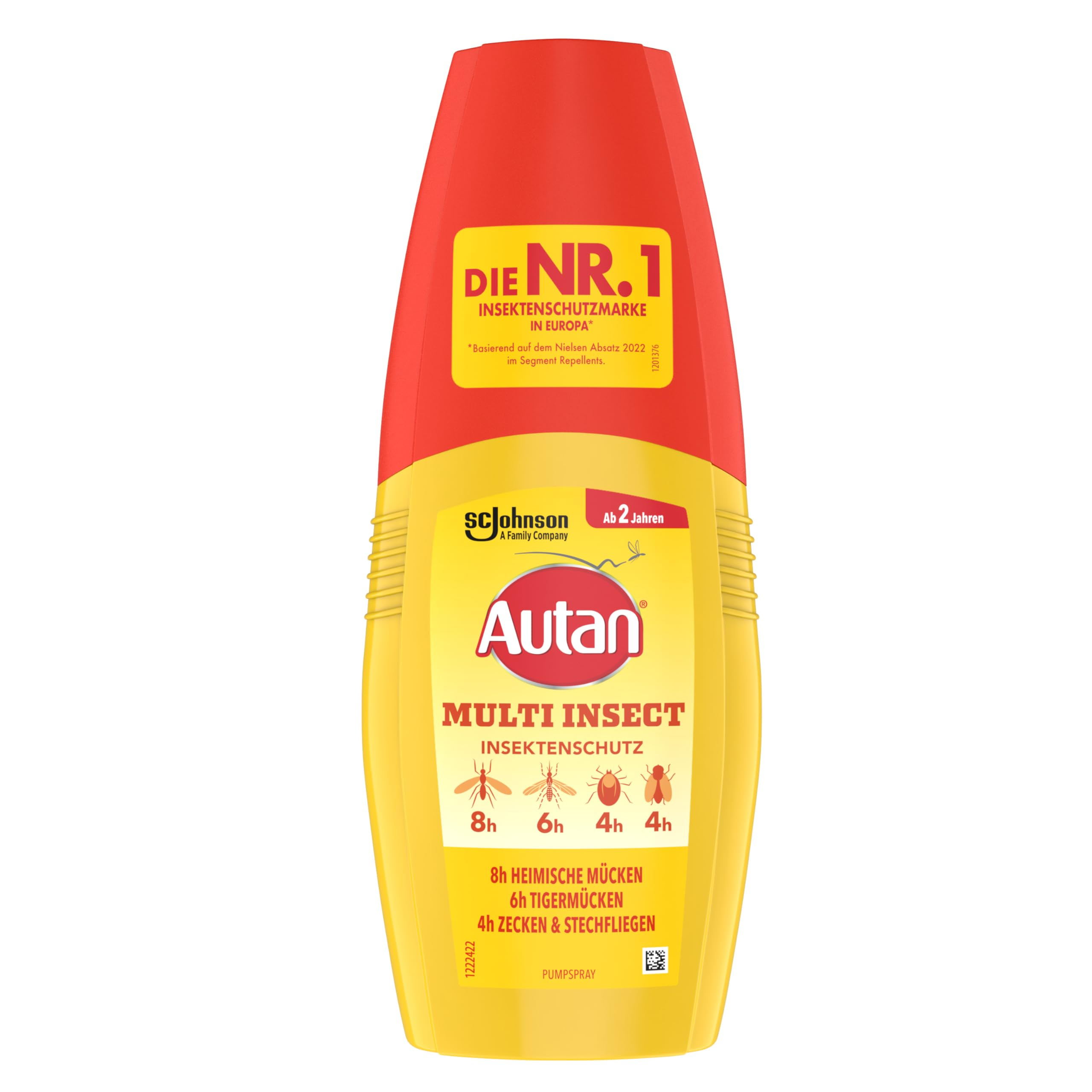 Autan Multi Insect Pumpspray, Multi-Insektenschutz vor Mücken, Stechfliegen und Zecken, Travel Essentials, 1er Pack Ab 4,74€ Sparabo für 5€ (-32%)