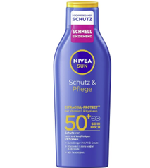 NIVEA SUN Schutz & Pflege Sonnenlotion LSF 50+ (200 ml)