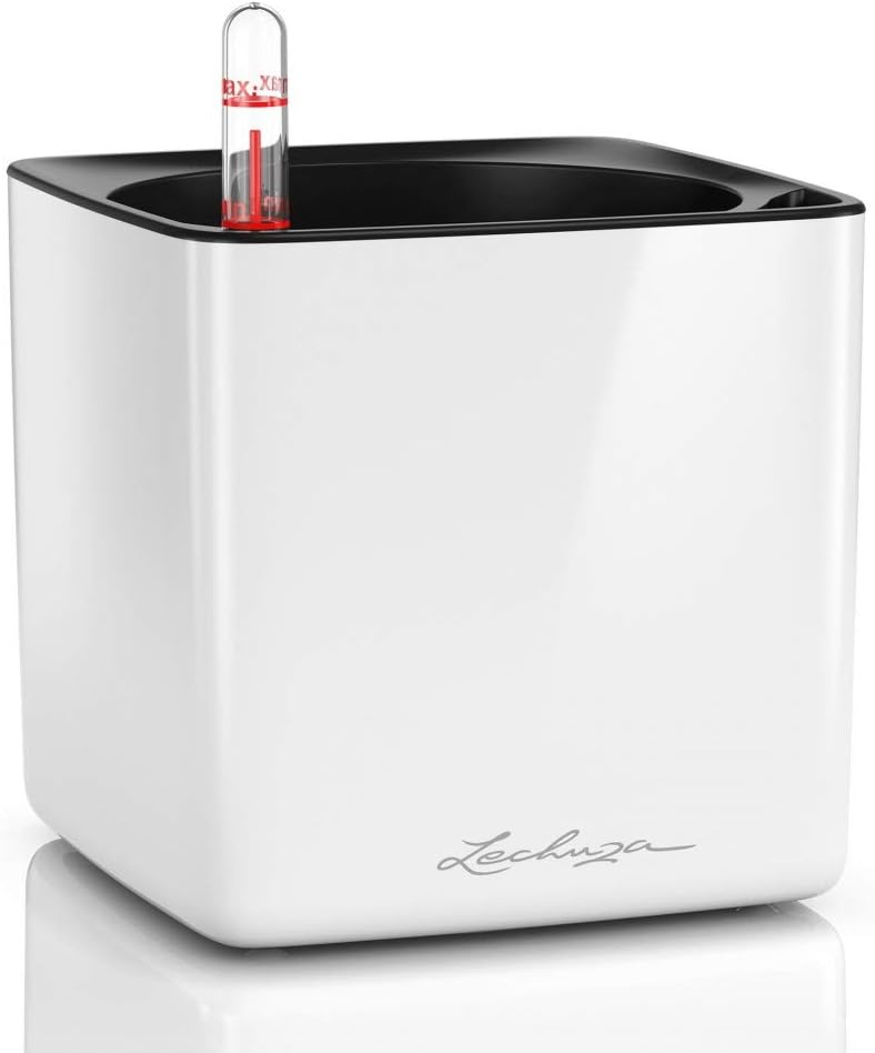 LECHUZA CUBE Glossy 14 weiß-highgloss – Amazon Days für 12€ (-29%)