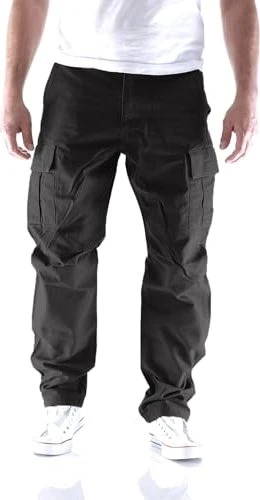 Jack & Jones Loose Fit Cargo Hose schwarz (Herren) für 16€ (-27%)