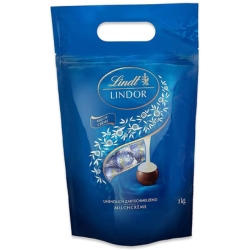 Lindt LINDOR Schokoladen Kugeln Milchcrème (1 kg Beutel) für 25€ (-35%)