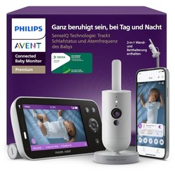 [bis Mitternacht] Philips AVENT Premium Connected Babyphone mit Kamera (SCD973/26)