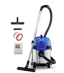 Nilfisk Multi II 22L INOX Nass-/Trockensauger (1200W, Push&Clean) für 99€ (-15%)