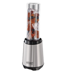 Russell Hobbs Mix & Go Smoothie Maker (300W, 600ml To-Go Becher, Edelstahl) für 22€ (-36%)
