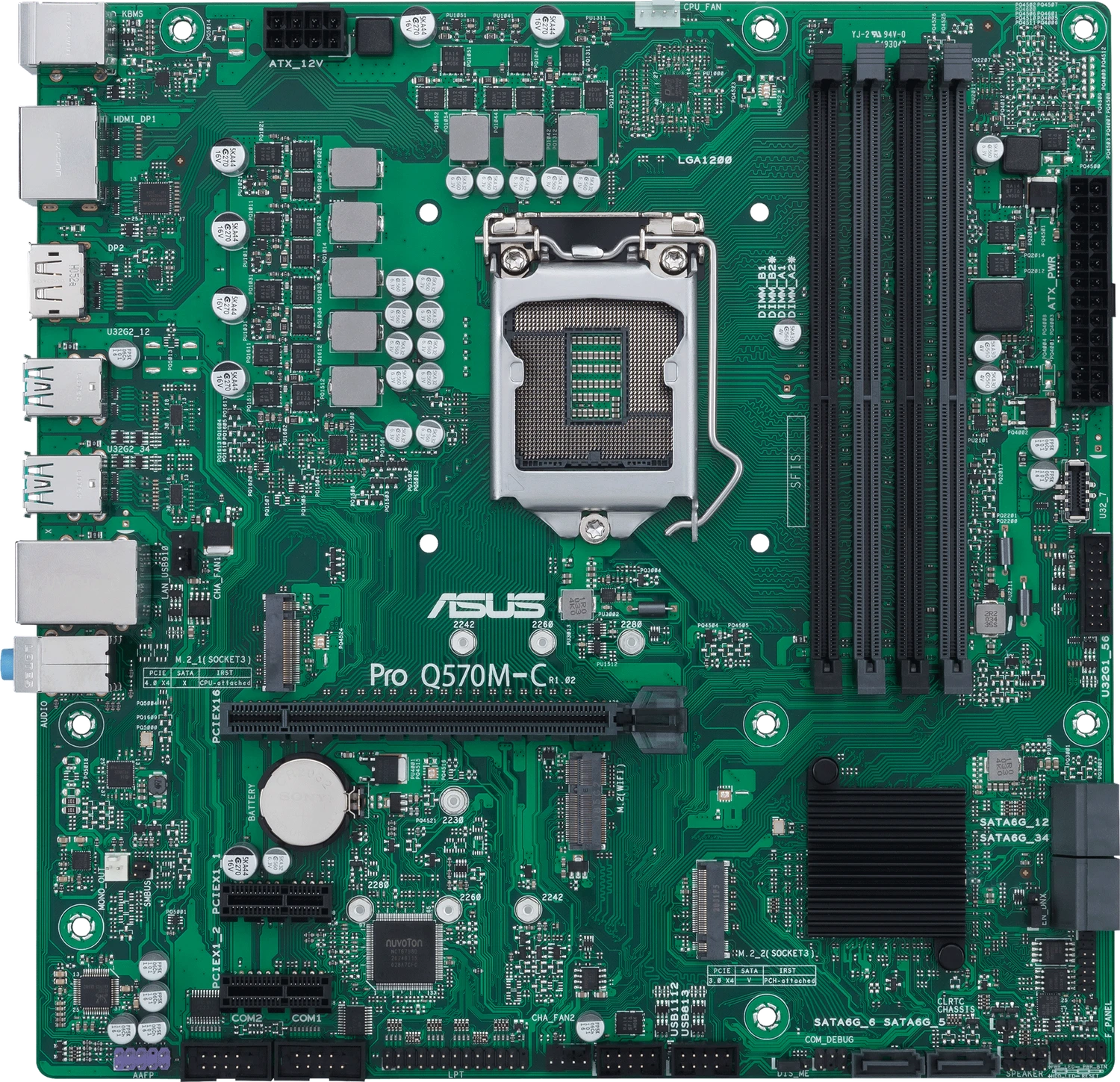 ASUS Pro Q570M-C/CSM (Intel 1200) für 126€ (-17%)