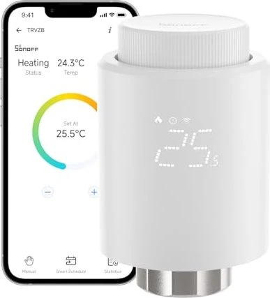 Sonoff TRVZB Heizkörperthermostat, Heizungssteuerung für 22€ (-10%)