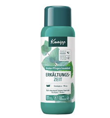 Kneipp Aroma-Pflegeschaumbad Erkältungszeit (400ml, Eukalyptus & Minze) für 3€ (-48%)