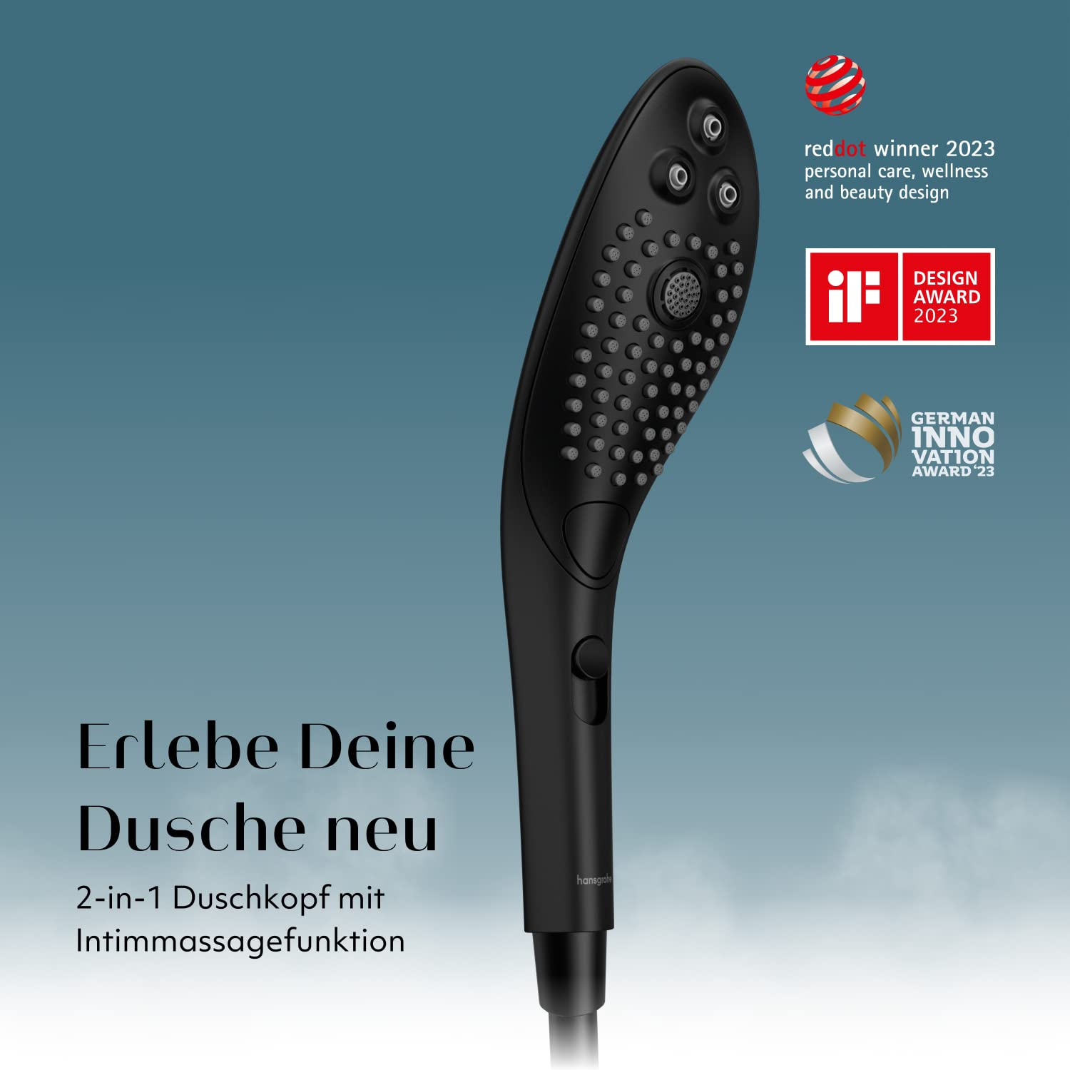 Womanizer Wave 2-in-1 Duschkopf mit Stimulation Intimmassagegerät mit 3 verschiedene Wasserstrahlmuster & Farben für 35€ (-46%)