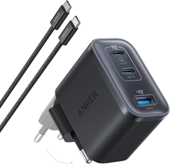Anker Nano 70W USB-C Ladegerät (3-Port, GaN) für 30€ (-29%)