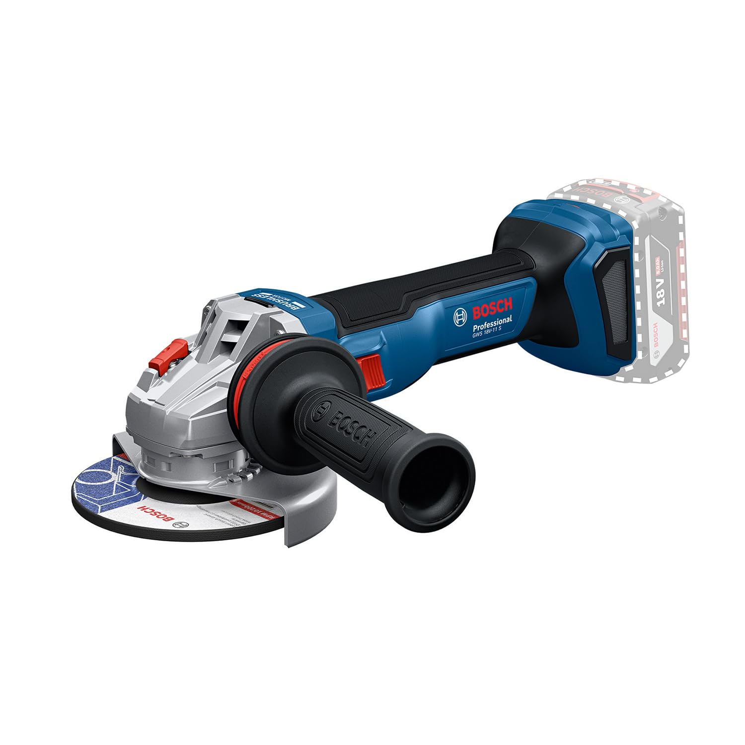 Bosch Professional 18V Akku-Winkelschleifer GWS 18V-11 S (Scheibendurchmesser 125 mm) [Amazon] für 130€ (-15%)