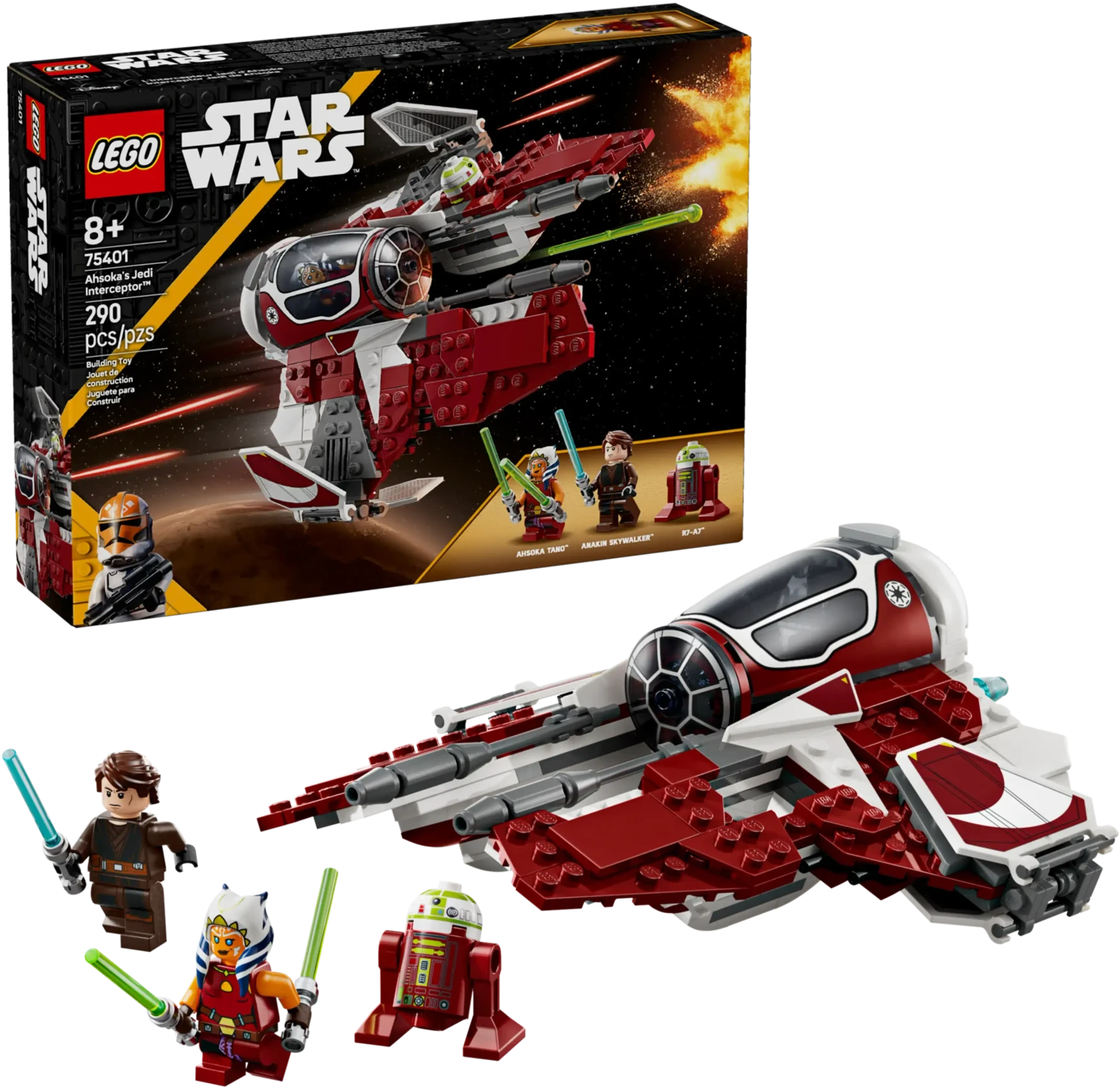 LEGO Star Wars – Ahsokas Jedi Interceptor für 25€ (-22%)