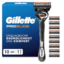 Gillette ProGlide Nassrasierer mit 10 Klingen