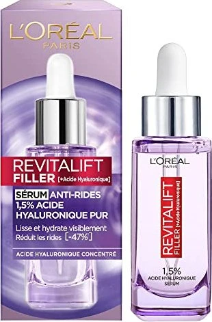 L’Oréal Revitalift Filler 1.5% Hyaluronsäure Anti-Falten Serum, 30ml für 11€ (-20%)