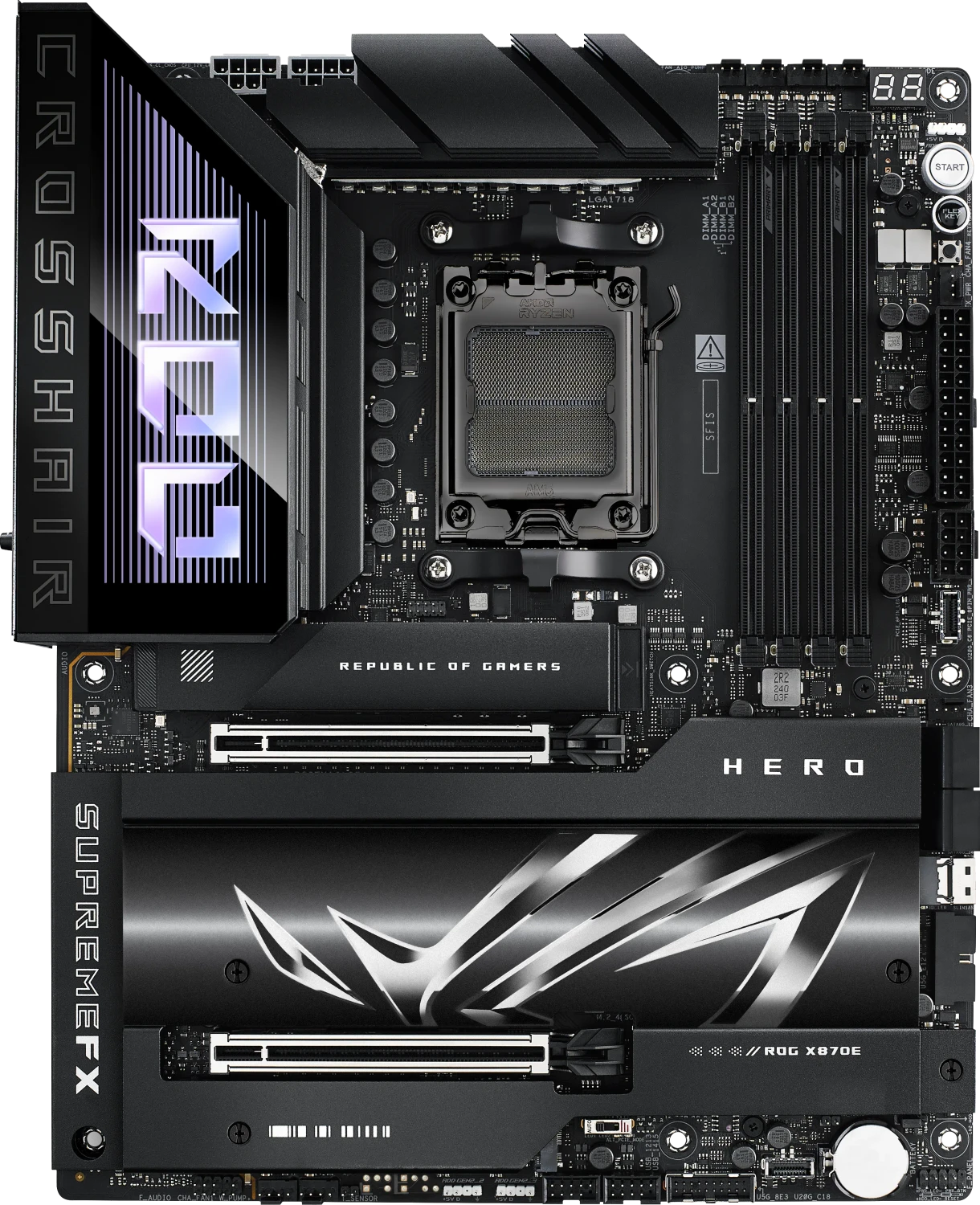 ASUS ROG Crosshair X870E Hero für 499€ (-8%)