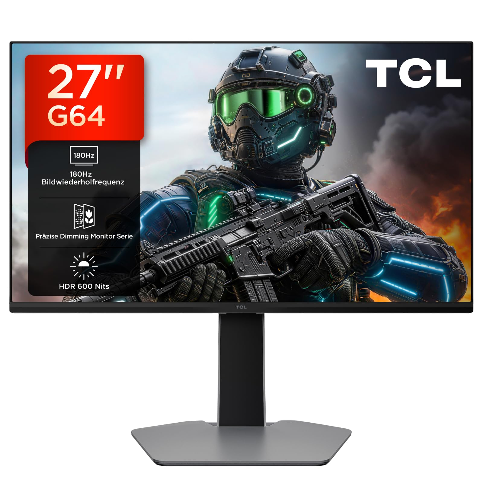 TCL Gaming Monitor 27 Zoll QD-Mini-LED 27G64 mit QHD-Auflösung für 191€ (-31%)