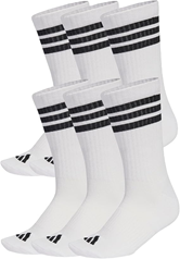 adidas 3 Stripes Essentials Cushioned Crew Socken 6er-Pack