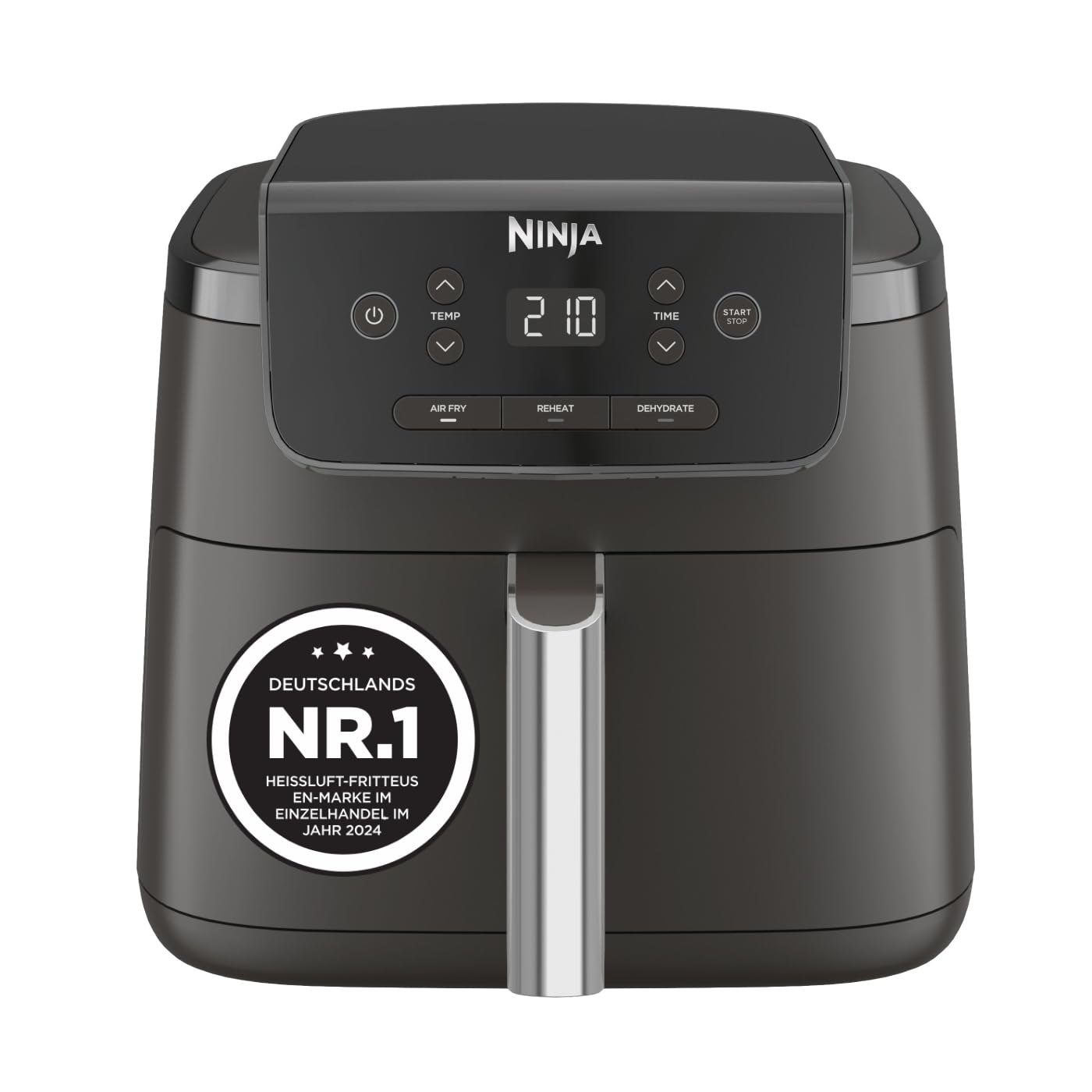 Ninja AF110EU 3in1 Heißluftfritteuse 4,7L 2000W Schwarz für 69€ (-26%)