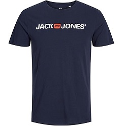 JACK & JONES Logo T-Shirt (Bio-Baumwolle) für 6€ (-51%)