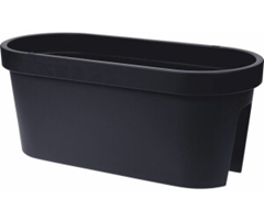 Spetebo Balkon Geländer Blumentopf (60cm, Anthrazit, wetterfest) für 13€ (-20%)