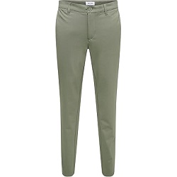 ONLY & SONS Mark Skinny Trousers (Herren Chinohose, Stretch) für 19€ (-38%)