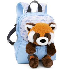 NICI 2-in-1 Kinderrucksack mit Plüschtier (Roter Panda, 25cm) für 17€ (-19%)