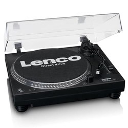 Lenco L-3818BK DJ-Plattenspieler (Direktantrieb, USB, Vorverstärker)