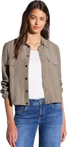 Street One Brusttaschen Hemd langarm stone brown (Damen) für 34€ (-5%)