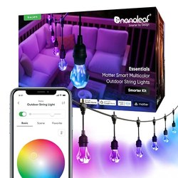 Nanoleaf Smart LED Lichterkette Außen 15 m (RGBICW, Matter)