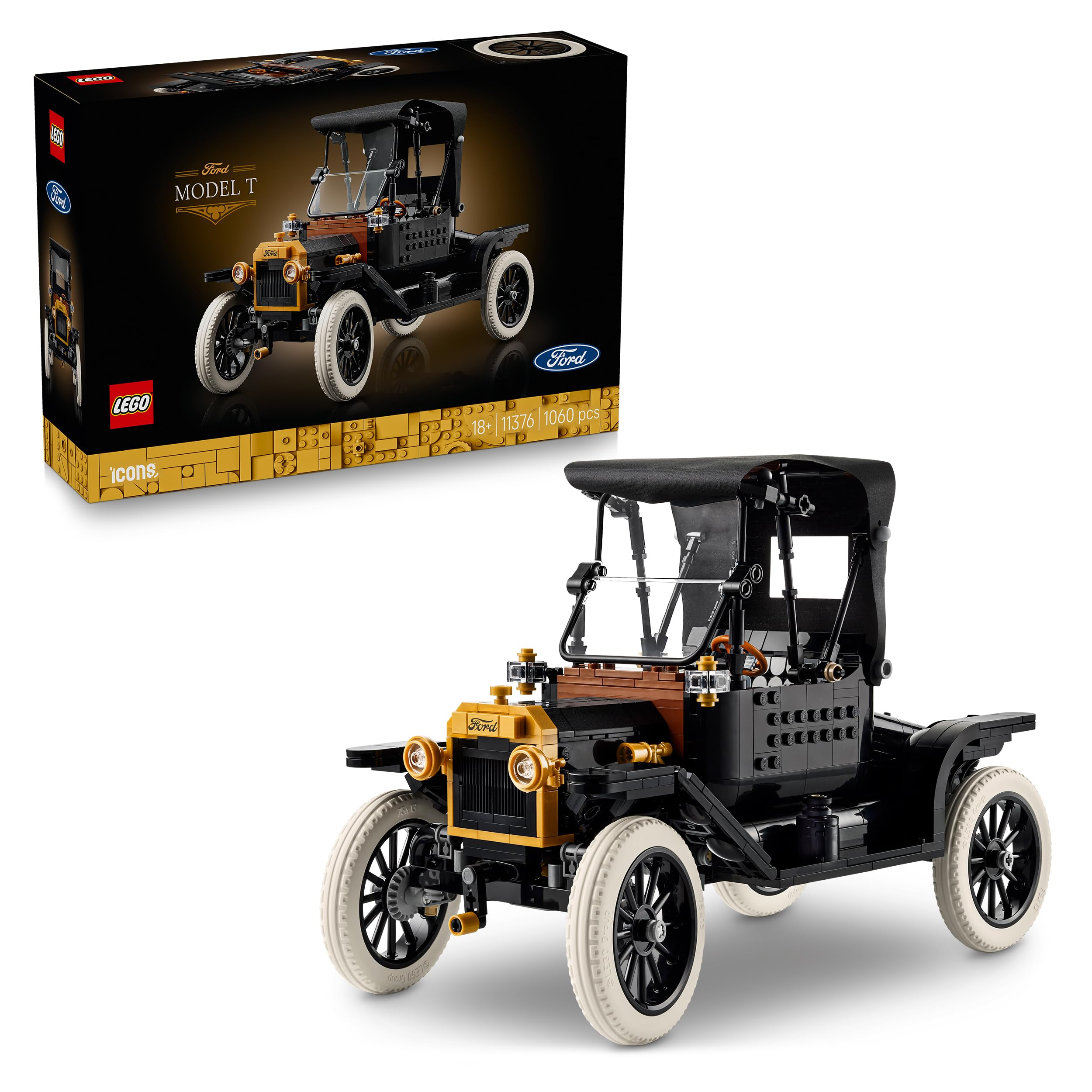 Autolegende fürs Regal – das LEGO Icons 11376 Ford Model T im Angebot für 86€ (-11%)