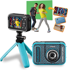VTech KidiZoom Video Studio HD (HD-Kamera, Greenscreen, Stativ, Effekte) für 44€ (-28%)