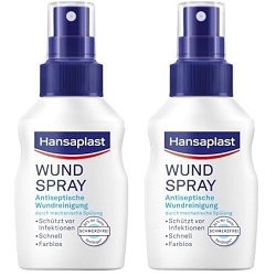 2er-Pack Hansaplast Wundspray (je 50 ml) für 6€ (-21%)