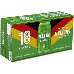Veltins Helles Lager 18 x 0,33 l