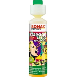 SONAX KlarSicht 1:100 Konzentrat Lemon Rocks (250ml, ergibt 25L, Insektenlöser) für 8€ (-28%)