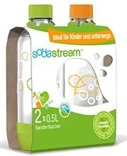 SodaStream PET Sodaflasche Duo-Pack 500ml orange/grün, 2 Stück für 14€ (-7%)
