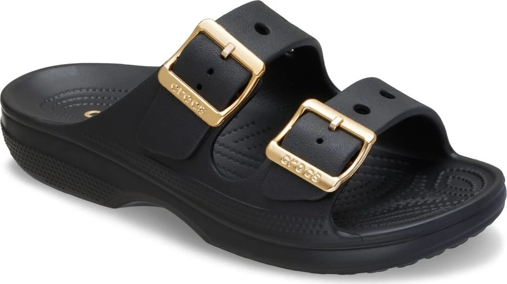 Crocs Metallic Buckle Saturday schwarz (Damen) für 35€ (-12%)