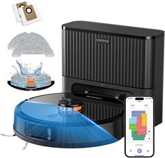 VONKO S6 Pro Saugroboter (mit Wischfunktion, 8000Pa & Absaugstation)