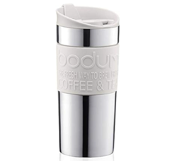 Bodum Travel Mug Thermobecher (0,35l, Edelstahl, spülmaschinenfest) für 10€ (-33%)