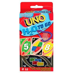 Mattel UNO H2O to Go wasserfestes Kartenspiel