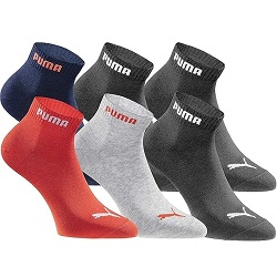 PUMA Quartersocken 18 Paar Vorteilspack (Damen & Herren) für 30€ (-19%)