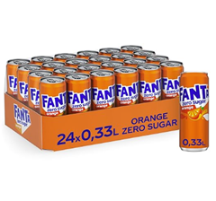 Fanta Zero Orange 24x330ml Dose im Spar-Abo